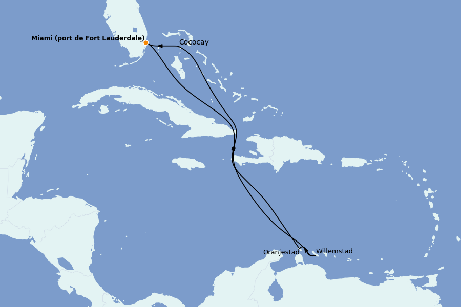 Itinerario del crucero Caribe del Este 8 días a bordo del Oasis of the Seas