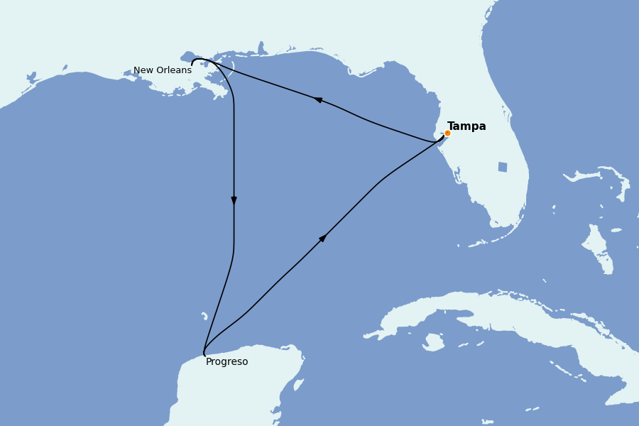 Itinéraire de la croisière Caraïbes de l'Ouest - Mexique, Cuba, Jamaïque 7 jours à bord du Celebrity Summit