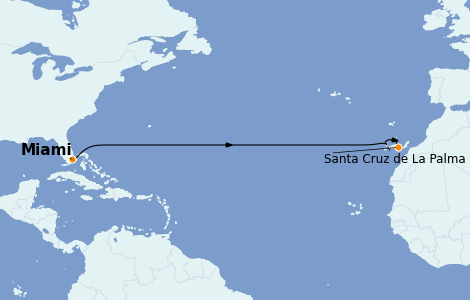Itinerario del crucero Mediterráneo 11 días a bordo del Seabourn Quest