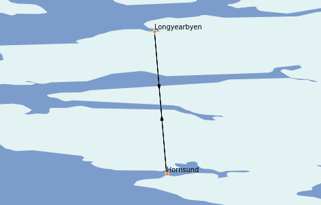 Itinéraire de la croisière Exploration polaire 10 jours à bord du Le Commandant Charcot