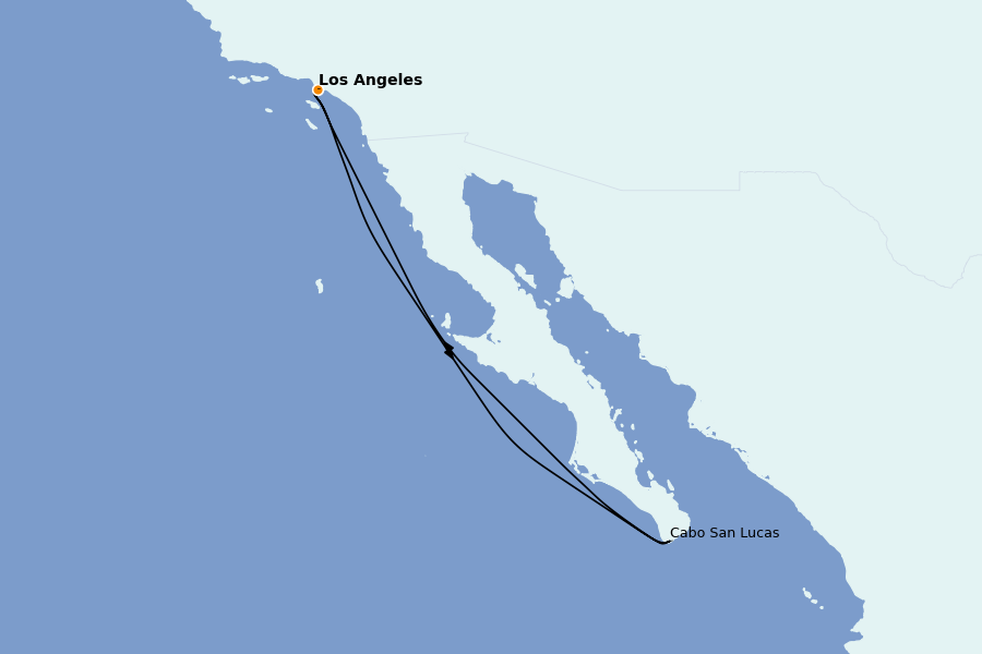 Itinéraire de la croisière Riviera Mexicaine et Amérique Centrale (Côte Pacifique) 5 jours à bord du Quantum of the Seas