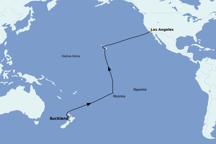 Itinéraire de la croisière Australie 2027 21 jours à bord du Royal Princess