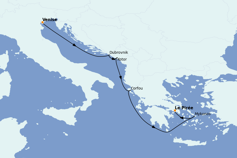 Itinéraire de la croisière Thaïlande, (Bali) Indonésie, Malaisie, Singapour, Vietnam, Birmanie, Philippines 11 jours à bord du Star Clipper